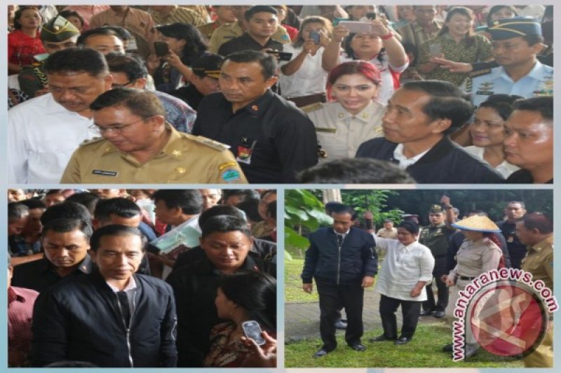 Presiden RI Sambangi Pemkab Minut