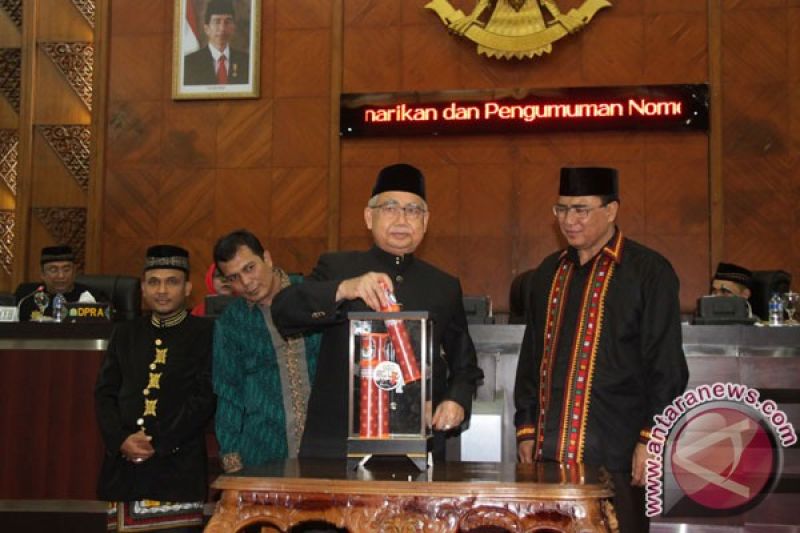 Pencabutan Nomor Urut Cagub-Cawagub Aceh