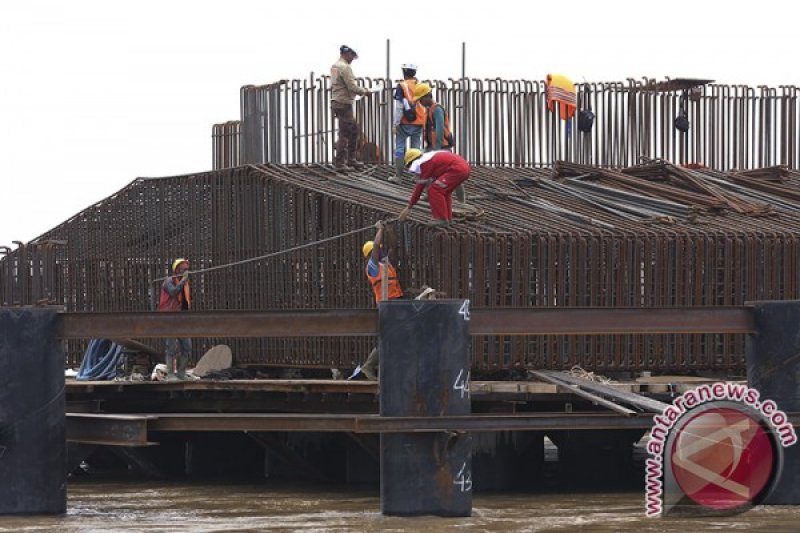 Progres Pembangunan Jembatan Musi VI