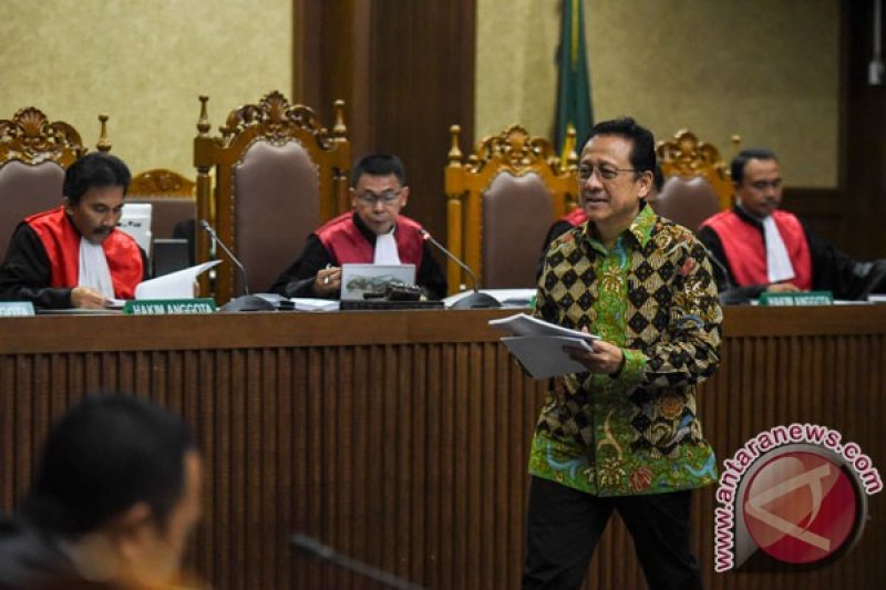 Pembacaan Nota Pembelaan Irman Gusman