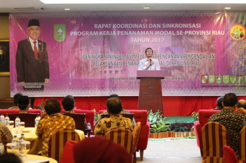 Rapat Koordinasi dan Singkronisasi Program Kerja Penanaman Modal Se- Provinsi Riau