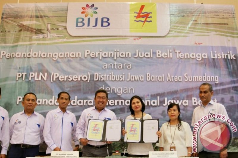 PT BIJB-PLN Teken Kerjasama Pasokan Listrik Bandara Kertajati