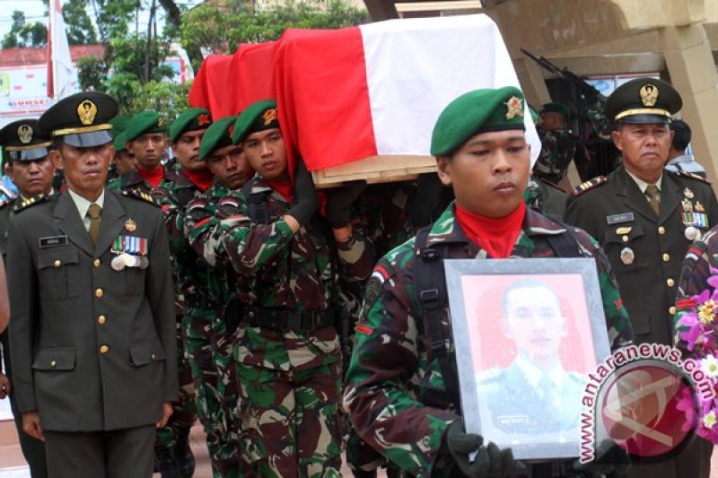 Pemakaman Prajurit Latihan PPRC 