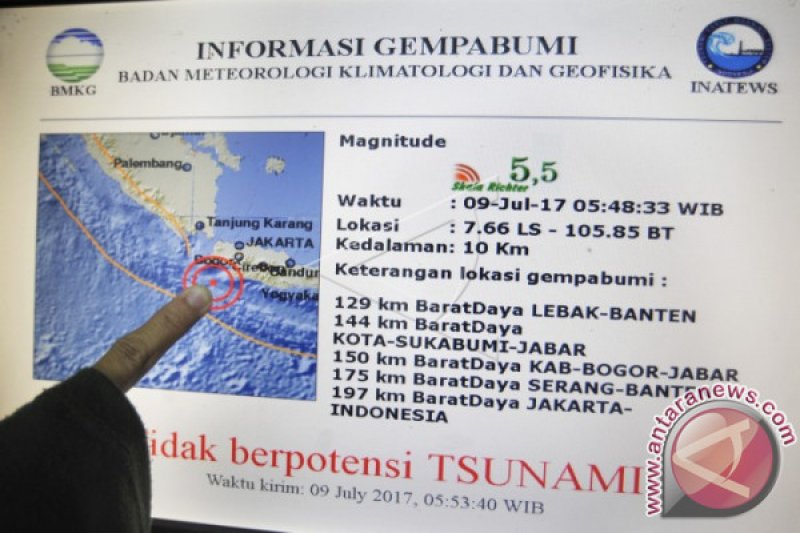 GEMPA DI LEBAK BANTEN