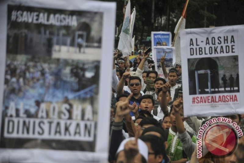 Warga Jabar Gelar Aksi Terkait Al-Aqsa 