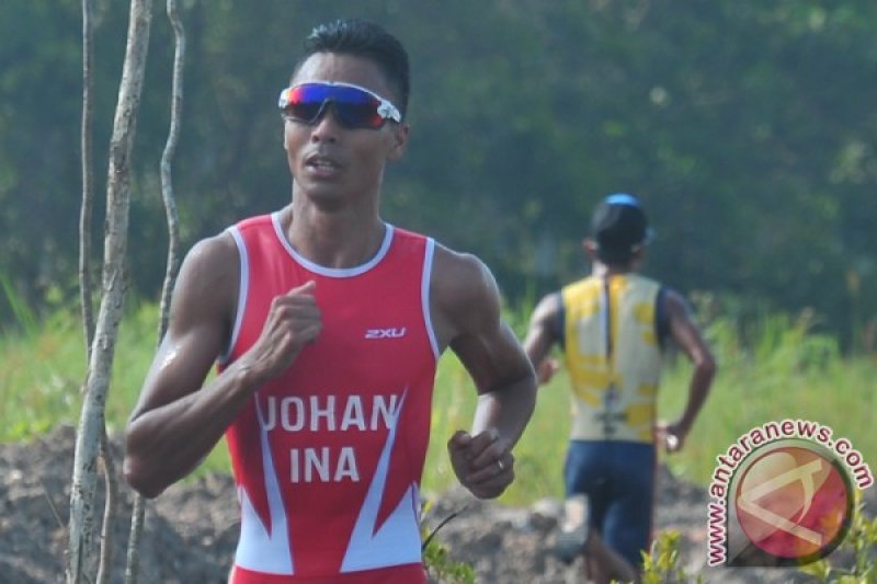 Jauhari Johan Gagal Menangi Triathlon