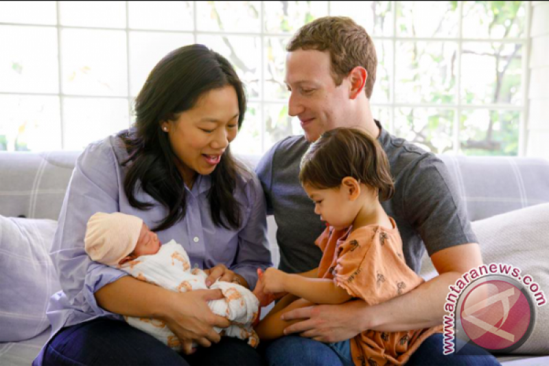 CEO Facebook Mark Zuckerberg dikaruniai putri kedua