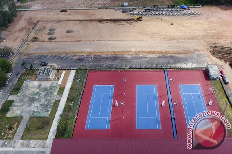 Penambahan Lapangan Tenis Asian Games