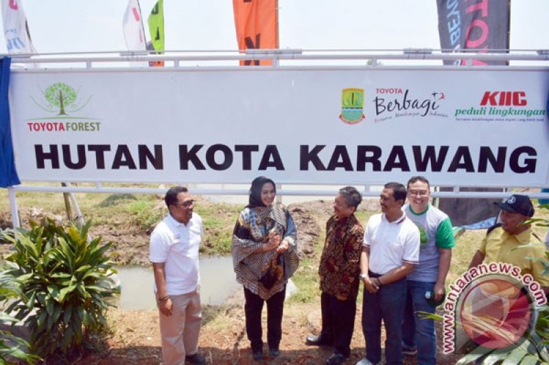 Toyota Indonesia Bangun Hutan Kota 