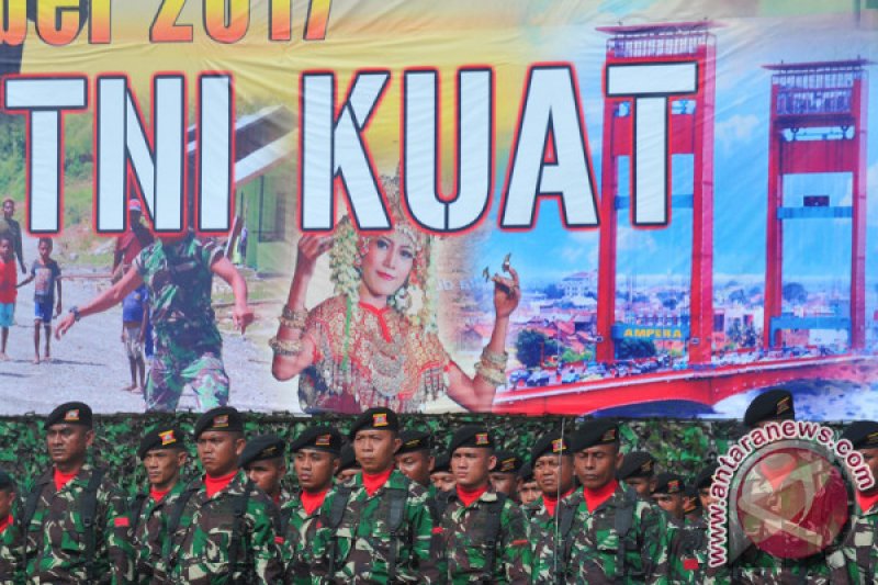 HUT TNI di Palembang