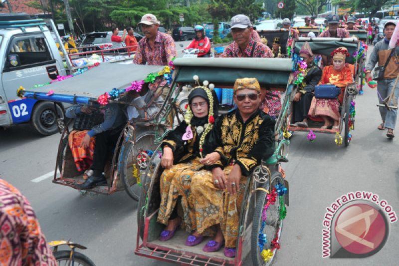 Pawai Nikah Massal di Palembang