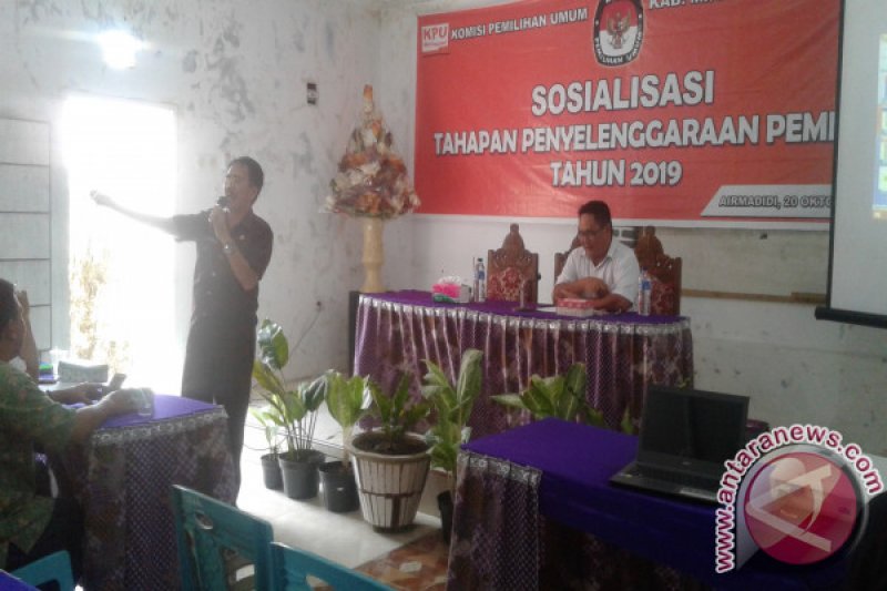 KPUD Minut Sosialisasi Tahapan Pemilu