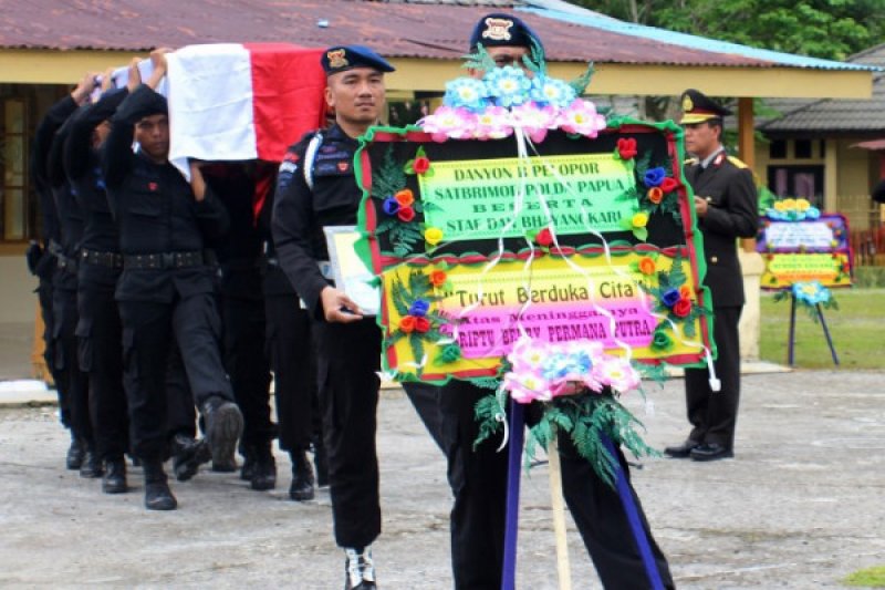 Anggota Brimob korban kontak tembak dengan KKB