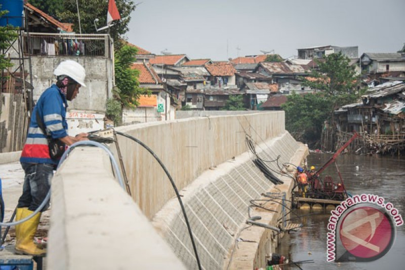 Progres Normalisasi Sungai Ciliwung