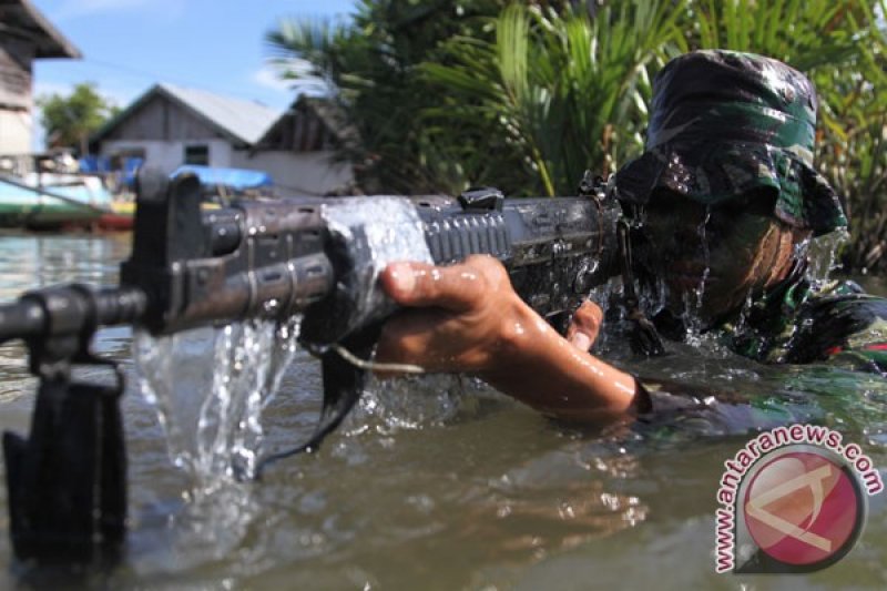 Latihan Hadang Teroris Jalur Laut