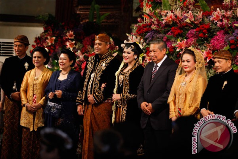 SBY Hadiri Pernikahan Putri Presiden