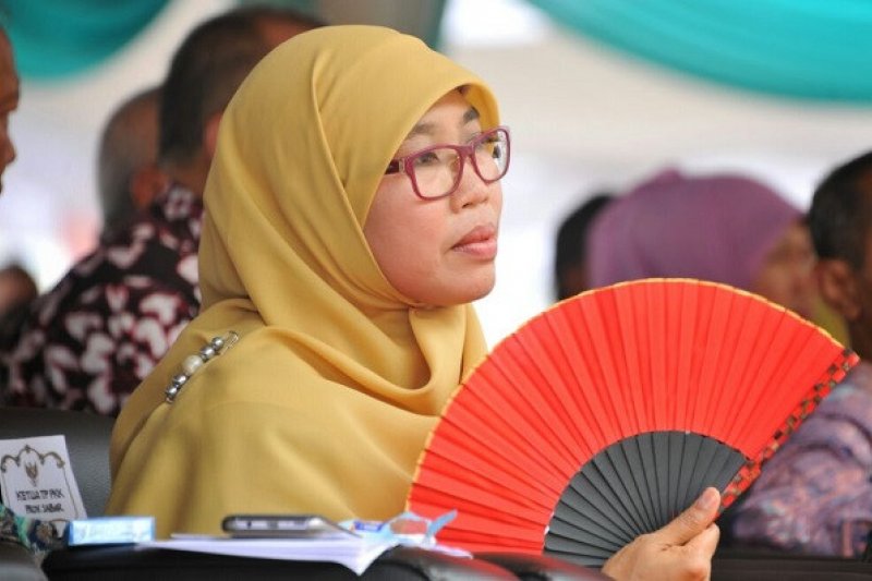 Kipas Merah dan Kerudung Kuning,  Harapan Netty di Hari Pangan Sedunia