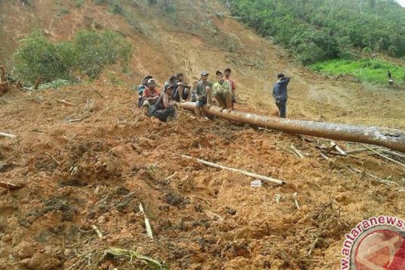 Longsor di OKU Selatan 