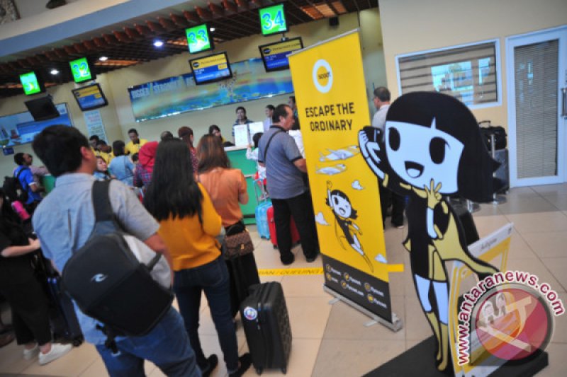 Penyambutan Penerbangan Perdana Maskapai Scoot