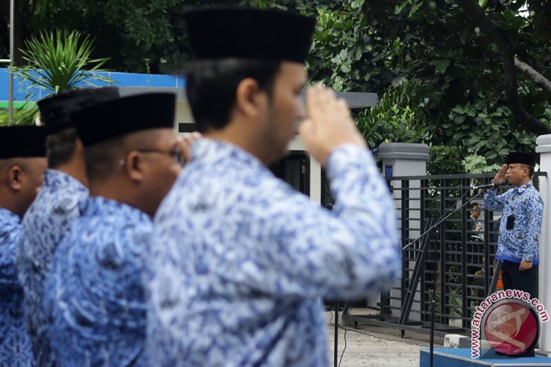 Upacara HUT Korpri Imigrasi Jakarta Pusat