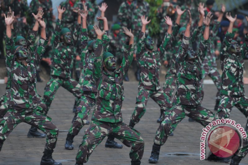 Prajurit TNI Tampilkan Seni Bela Diri Yong Moo Dopada 