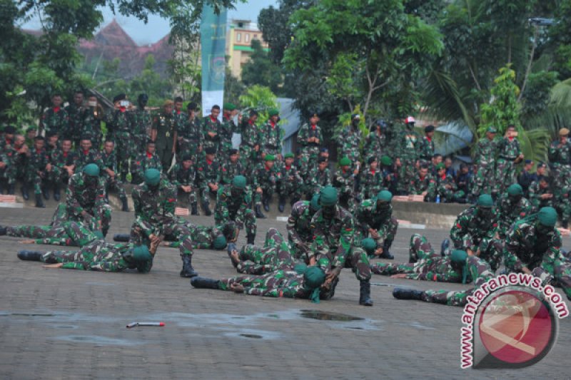 Prajurit TNI Tampilkan Seni Bela Diri Yong Moo Dopada