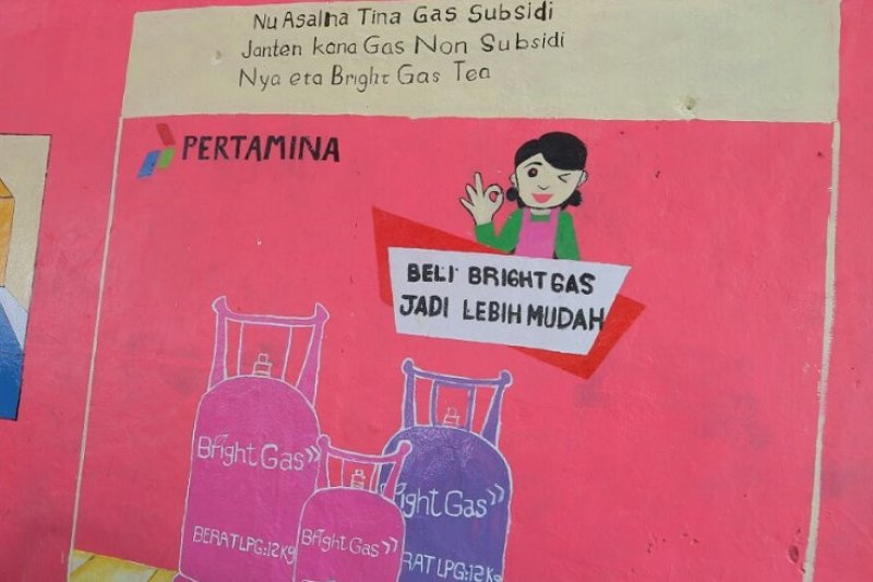 Pertamina kampanye kampung sadar gas di Bandung