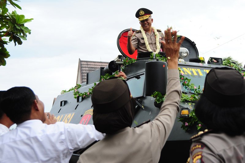 Parade Pelepasan Kapolda Kalbar