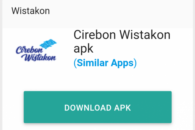 Aplikasi Wistakon untuk pariwisata Cirebon