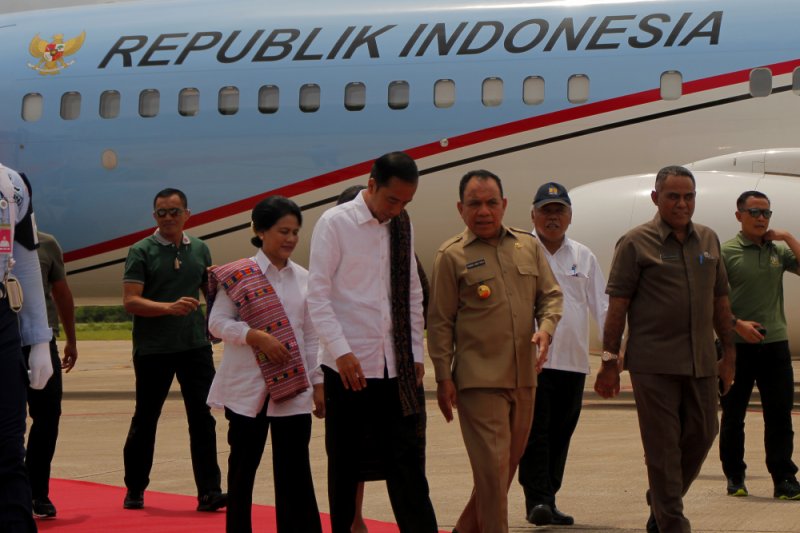 Presiden Jokowi Tiba di Kupang