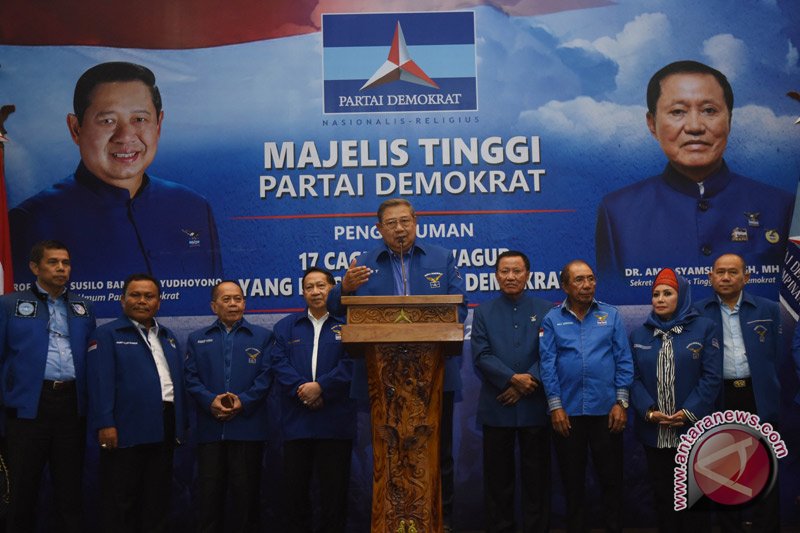 Penetapan Cagub-Cawagub Demokrat