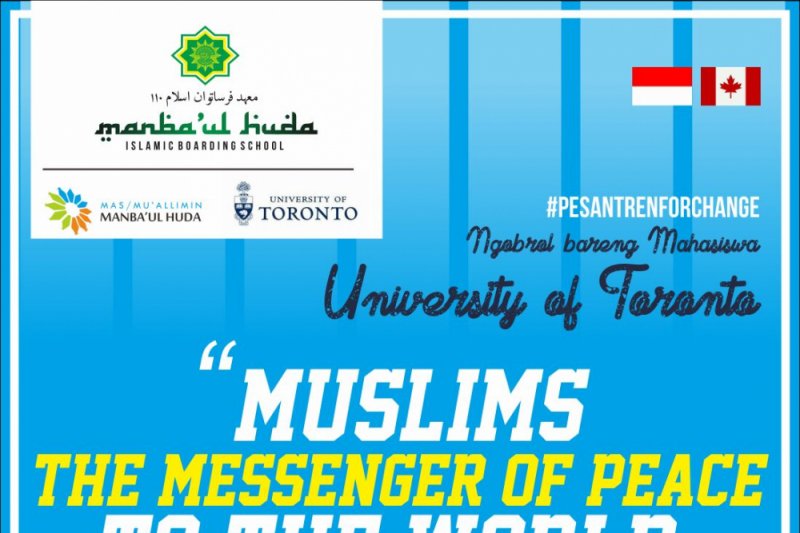 Mahasiswa asal kanada belajar Islam ke pesantren
