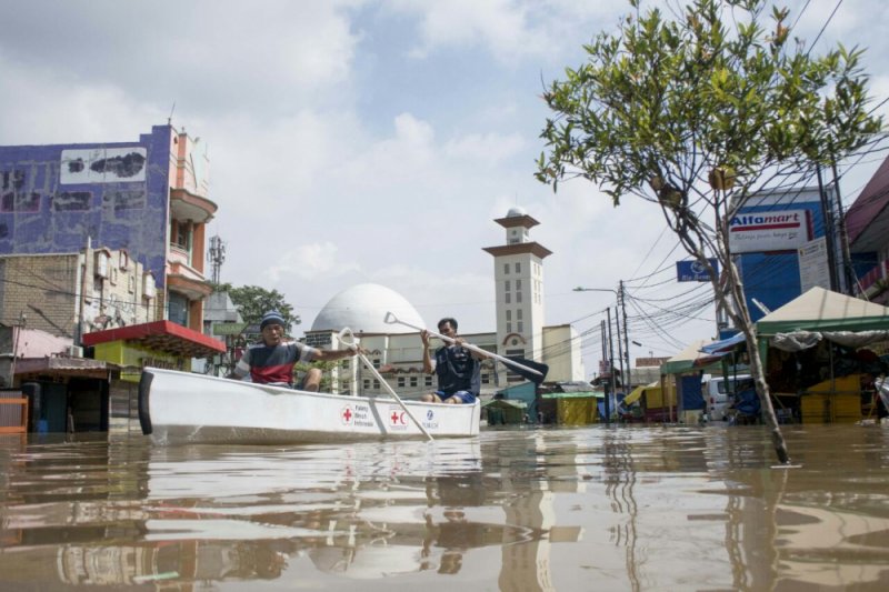 Banjir landa tujuh kecamatan di Kabupaten Bandung