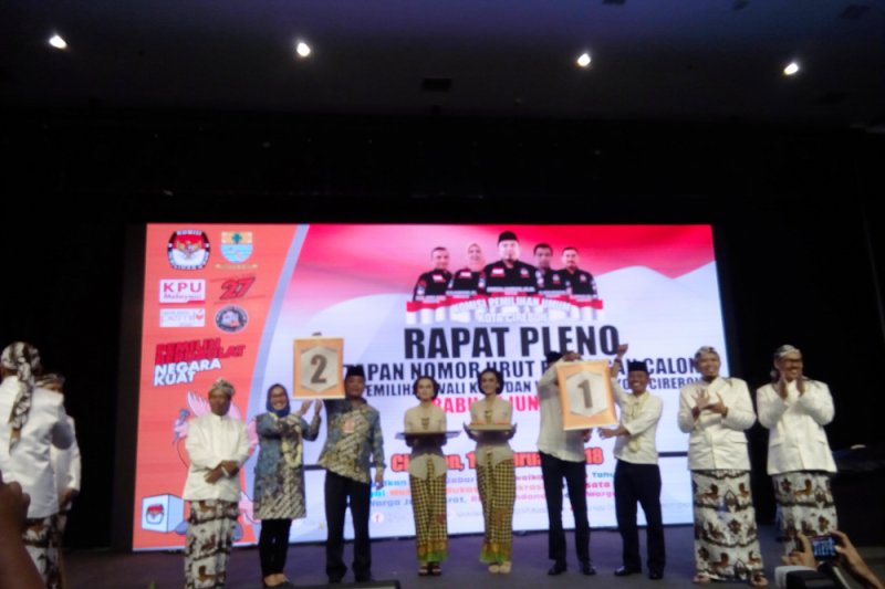 Dua pasangan calon Pilwakot Cirebon deklarasi kampanye damai
