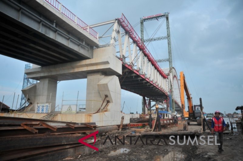 Aktivitas Pembangunan Jembatan Musi VI