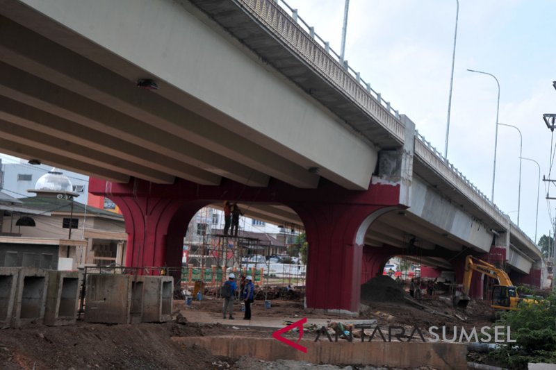 Perampungan Flyover Simpang Bandara