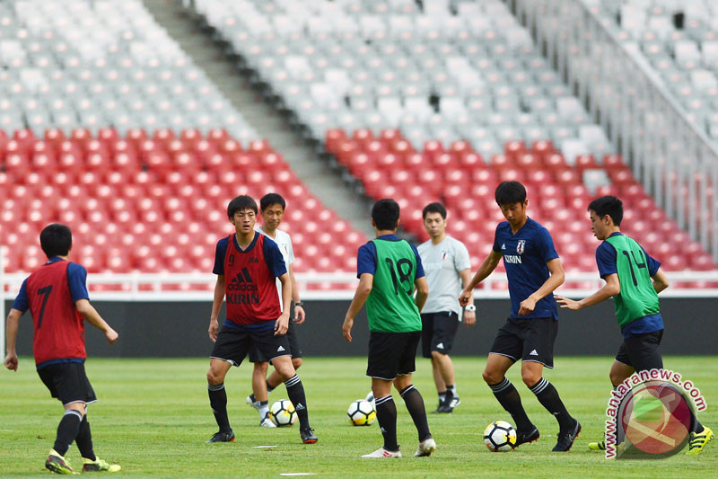 Uji coba lapangan timnas Jepang U-19