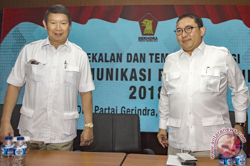 Temu koordinasi bakom partai Gerindra