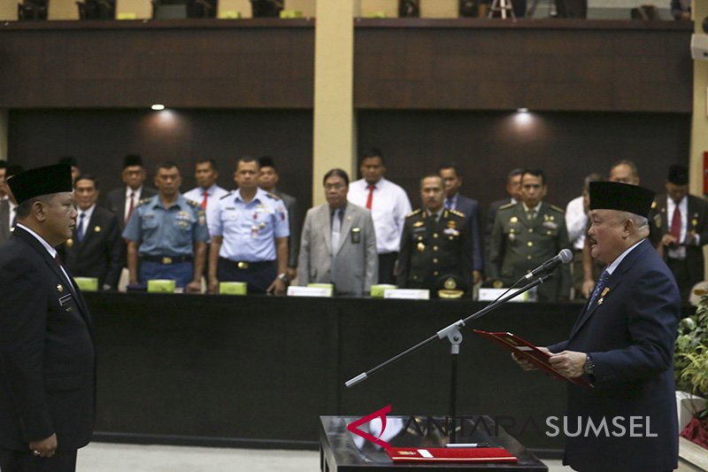 Pengukuhan PJS Walikota Pagar Alam