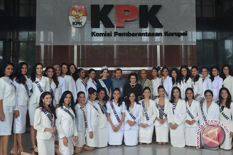 Finalis Putri Indonesia datangi KPK