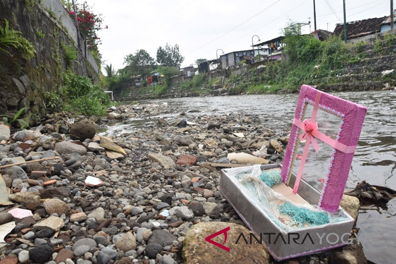 Sedimentasi sungai di Yogyakarta