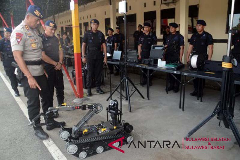 Kunjungan kerja Dankor Brimob