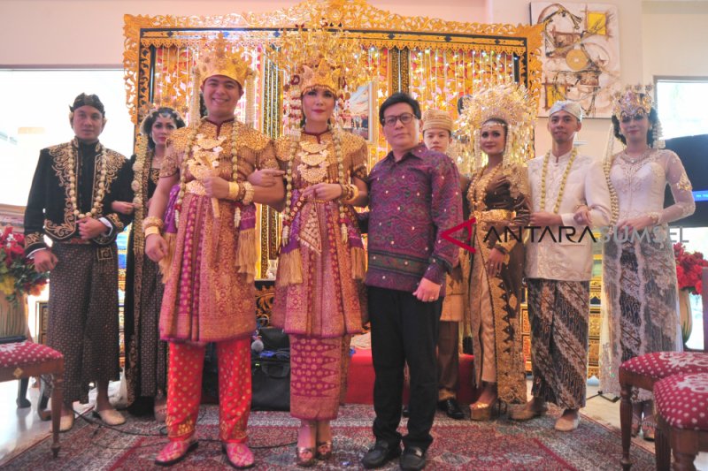 Songket di Wedding Exhibition Aryaduta