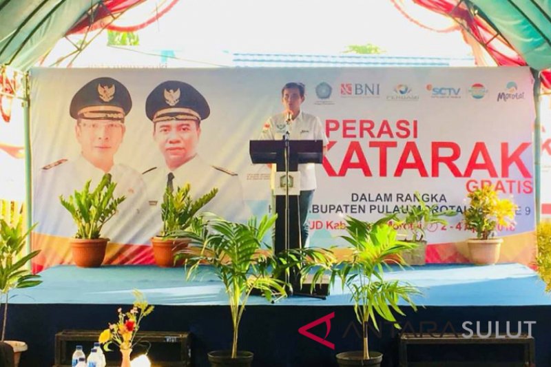 BNI Manado Gelar Operasi Katarak Gratis di Morotai