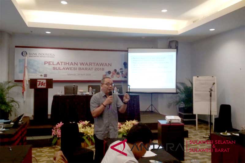 BI Sulbar gelar pelatihan penulisan berita ekonomi