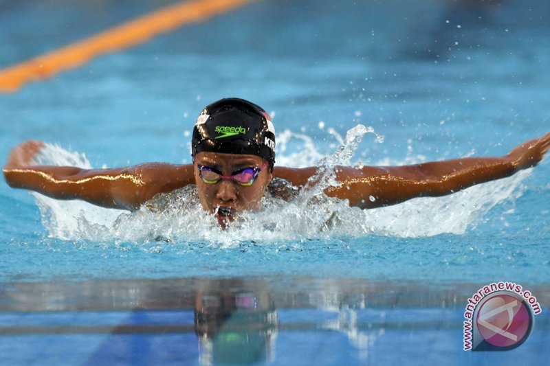 Adinda gugup tampil final 200 meter gaya kupu-kupu