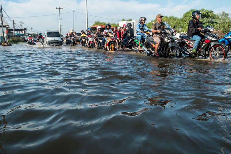 Banjir Rob kawasan industri terboyo Semarang