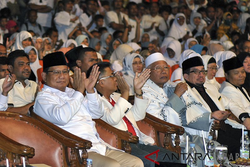 Prabowo Subianto hadiri debat publik Pilgub Jabar