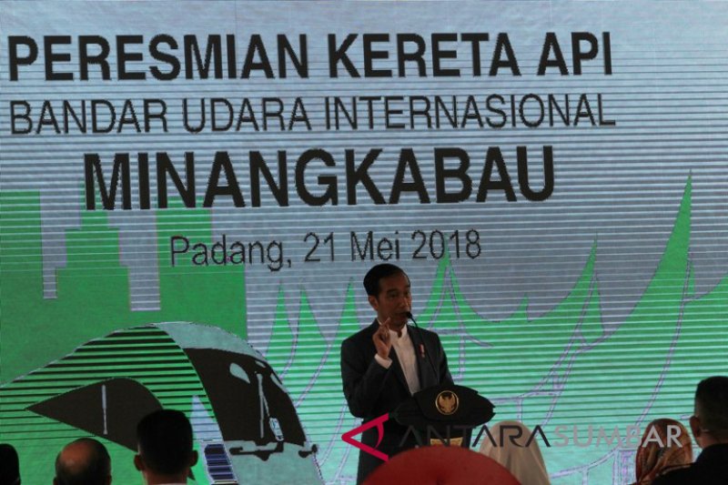 PRESIDEN RESMIKAN KA MINANGKABAU EKSPRES