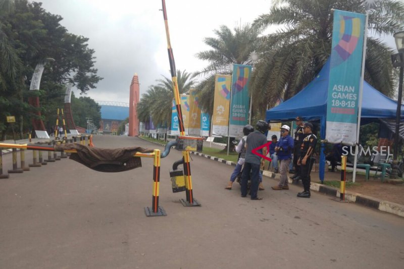 Pengamanan Jakabaring Sport City Palembang mulai ditingkatkan